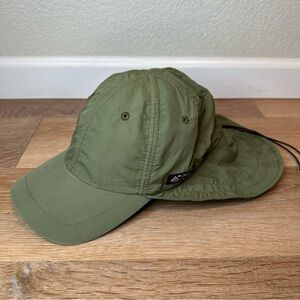 Dorfman Pacific Men's Supplex Khaki Flap Fisher Cap Hat